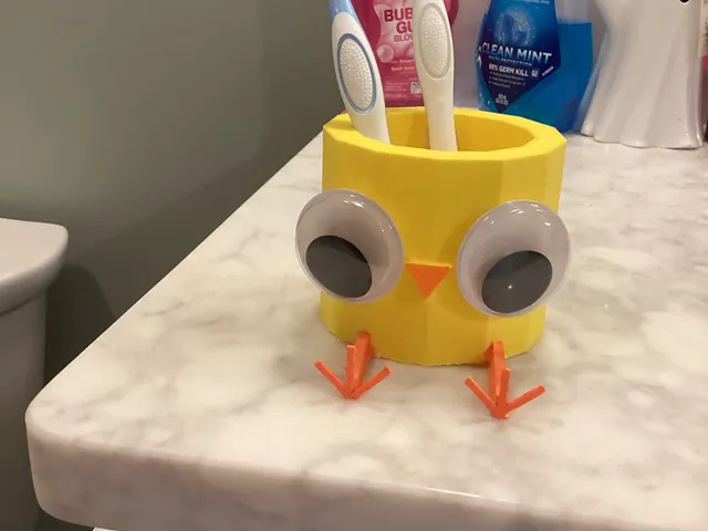 Chicken toothbrush holder