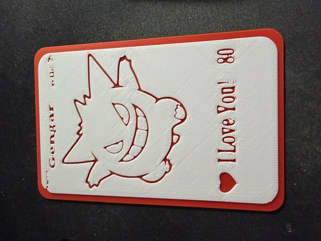 Gengar Valentine Card