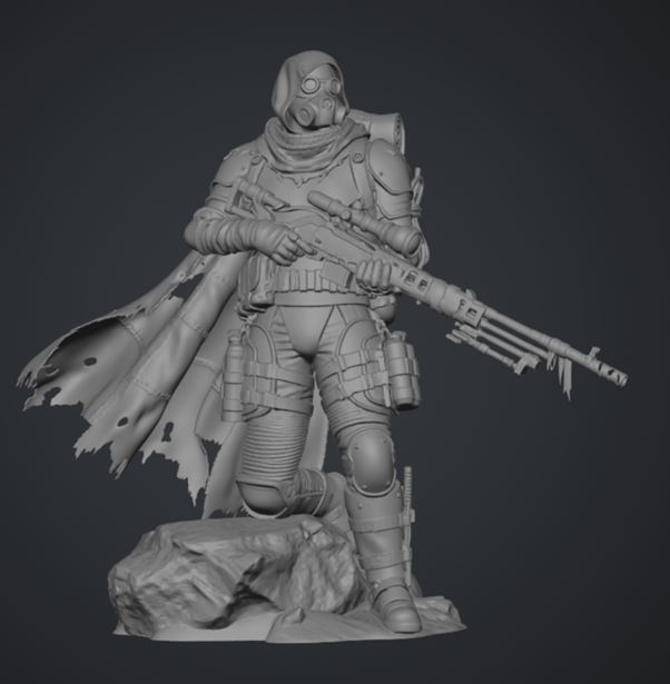 Grimdark Wasteland Desert Sniper 1