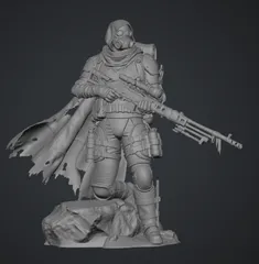 Grimdark Wasteland Desert Sniper 1
