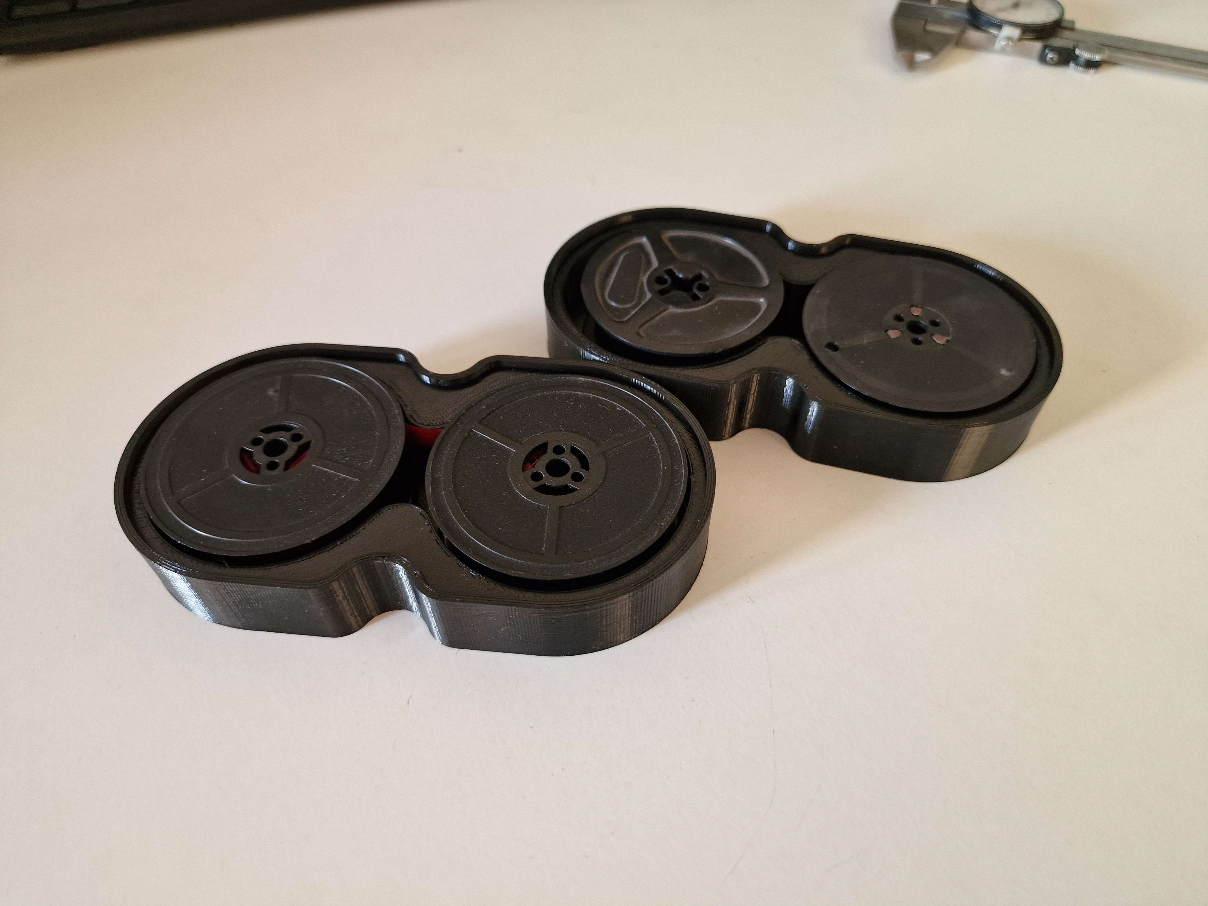 Teletype/typewriter ink ribbon storage box