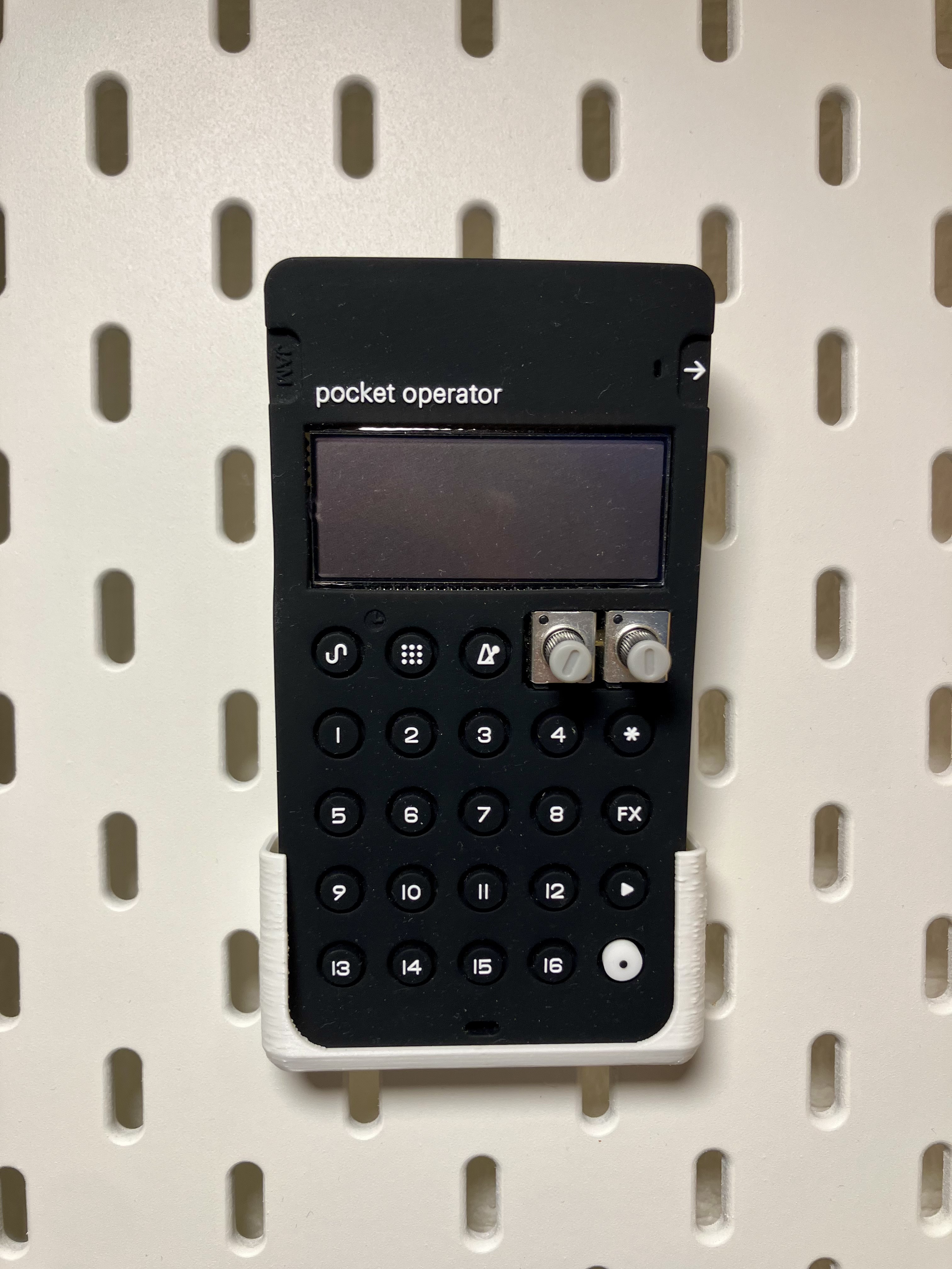 Ikea Skadis PO Pocket Operator CA-X holder