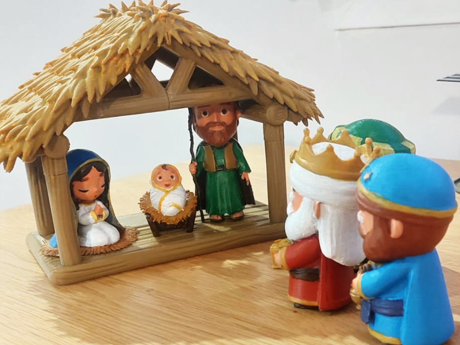 Nativity cute scene -  Portal de Belen chibi
