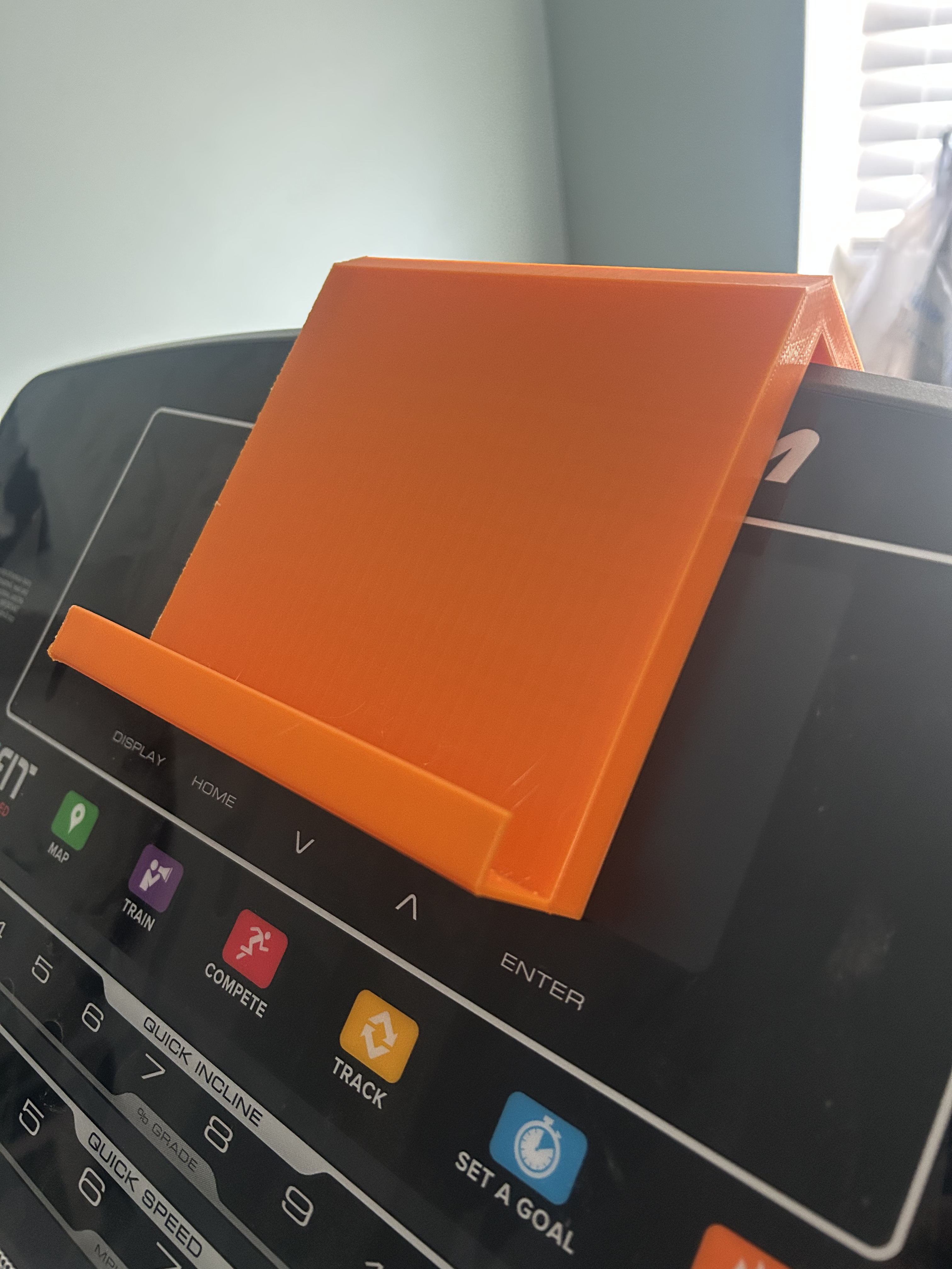 Treadmill Phone Shelf 3D model