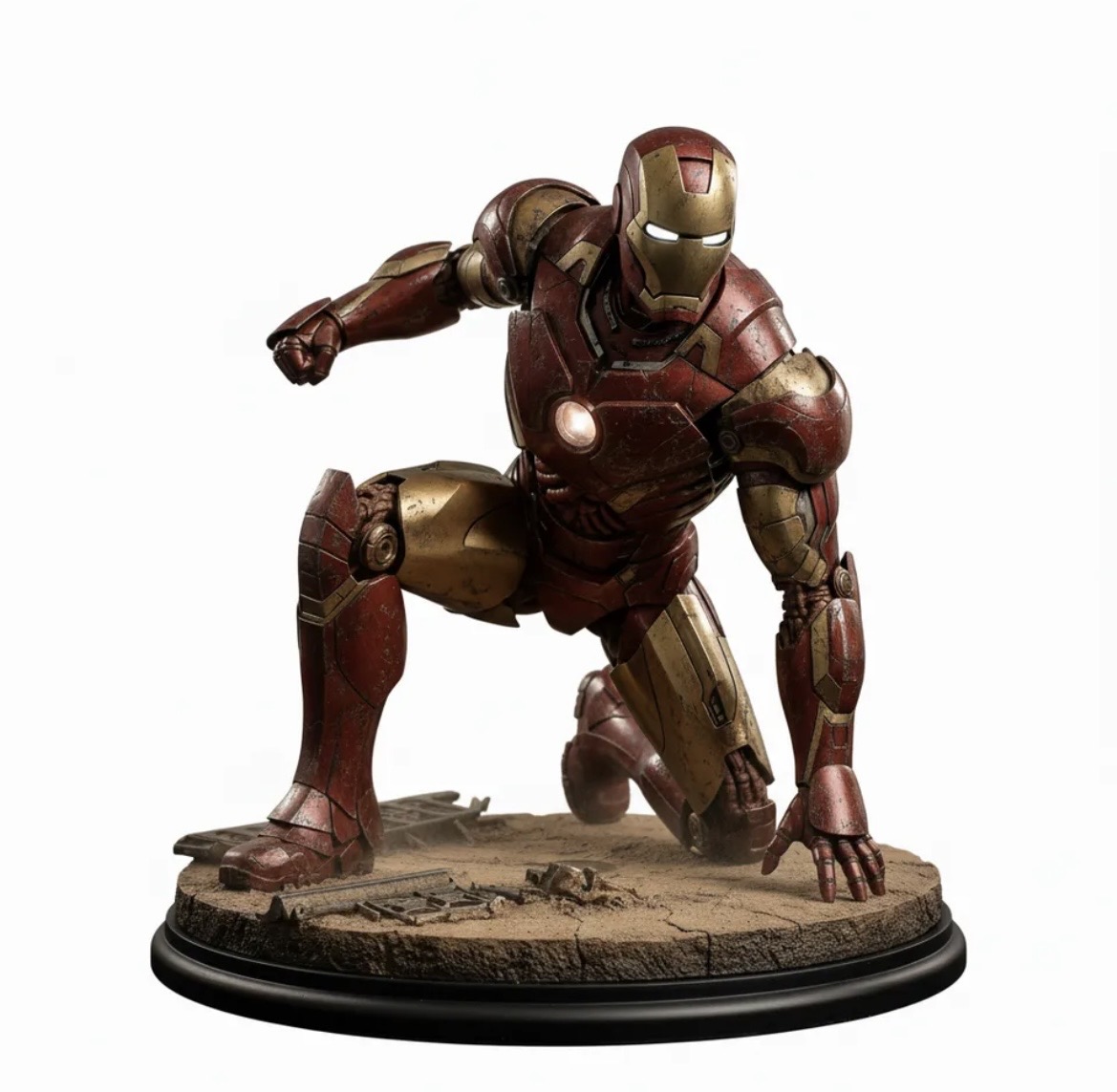 Iron man statue