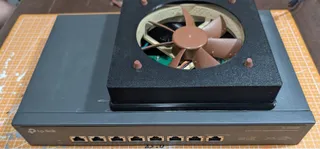 TP-Link TL-SX1008 Silent Fan Mod – 120mm Top Mount