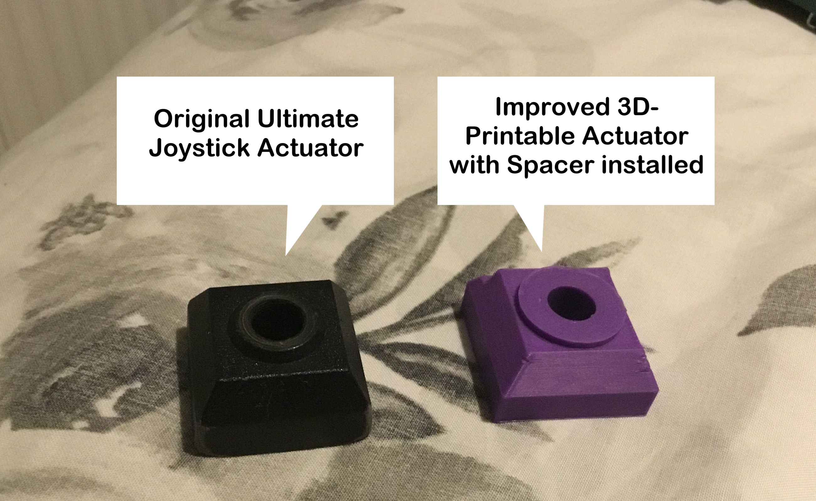 Improved 8-Way Actuator for SuzoHapp Ultimate Joystick v1.1