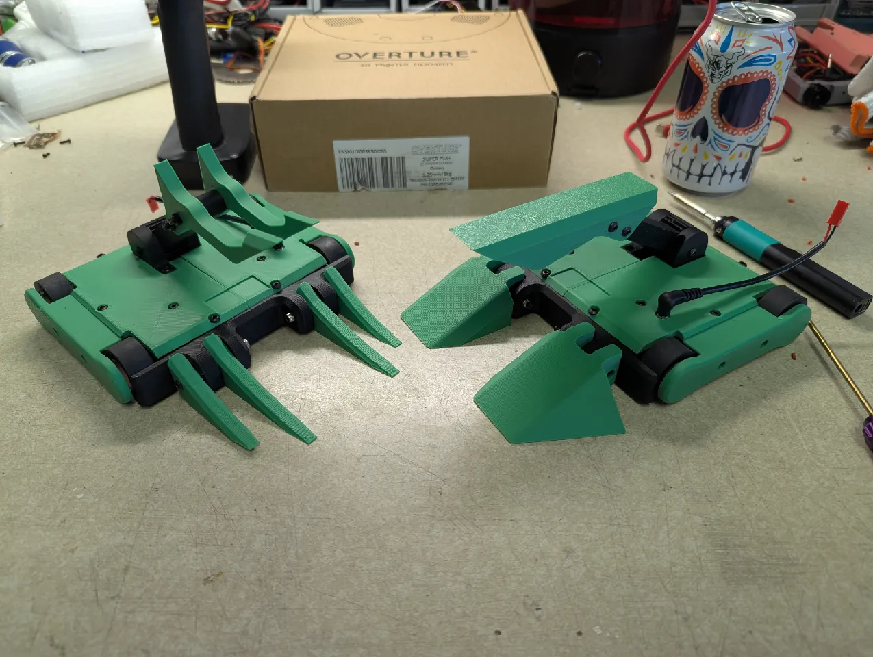 Updated V2!* Plifter 1lb Plastic Antweight Combat Robot by