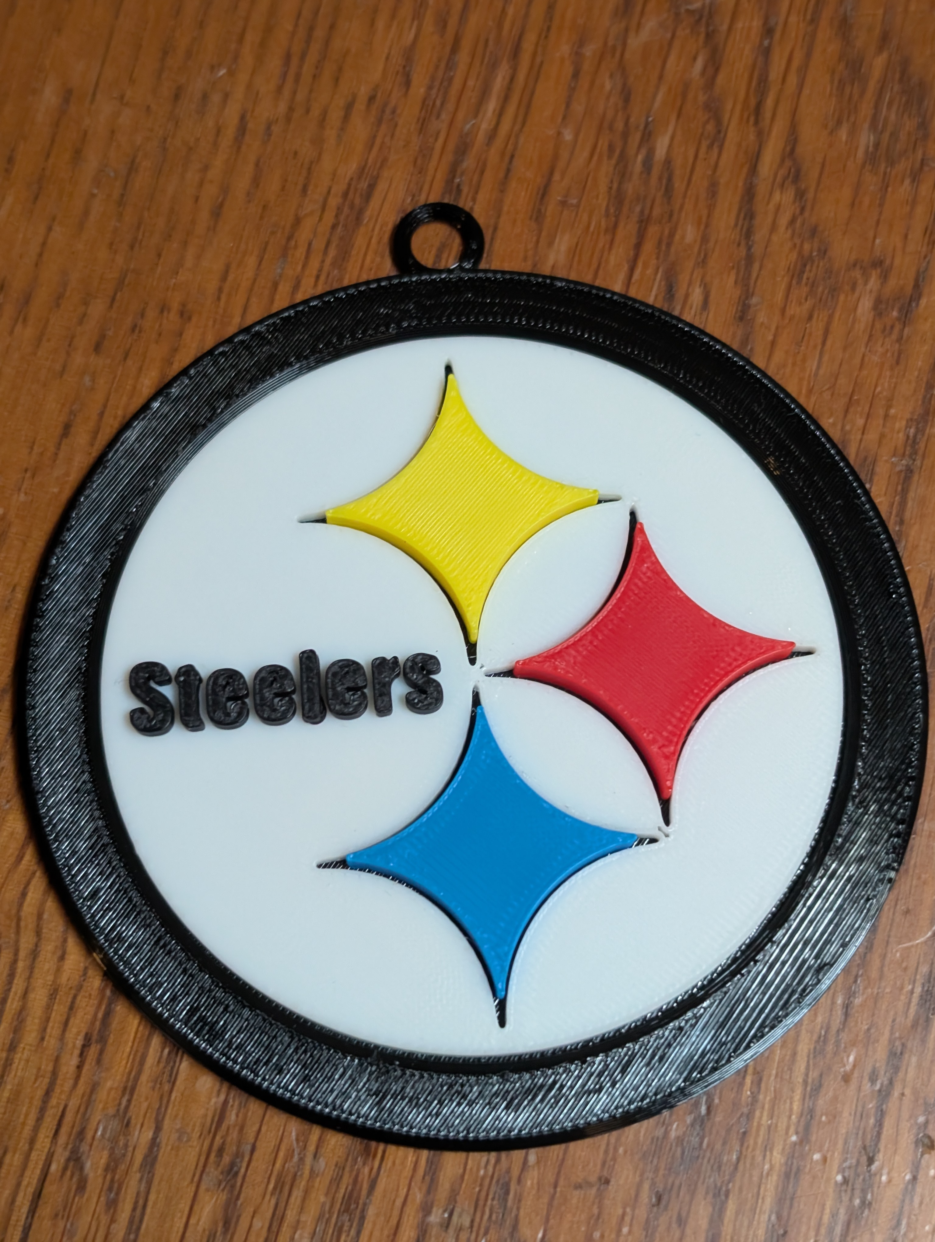Pittsburgh Steelers Logo with Back Plate