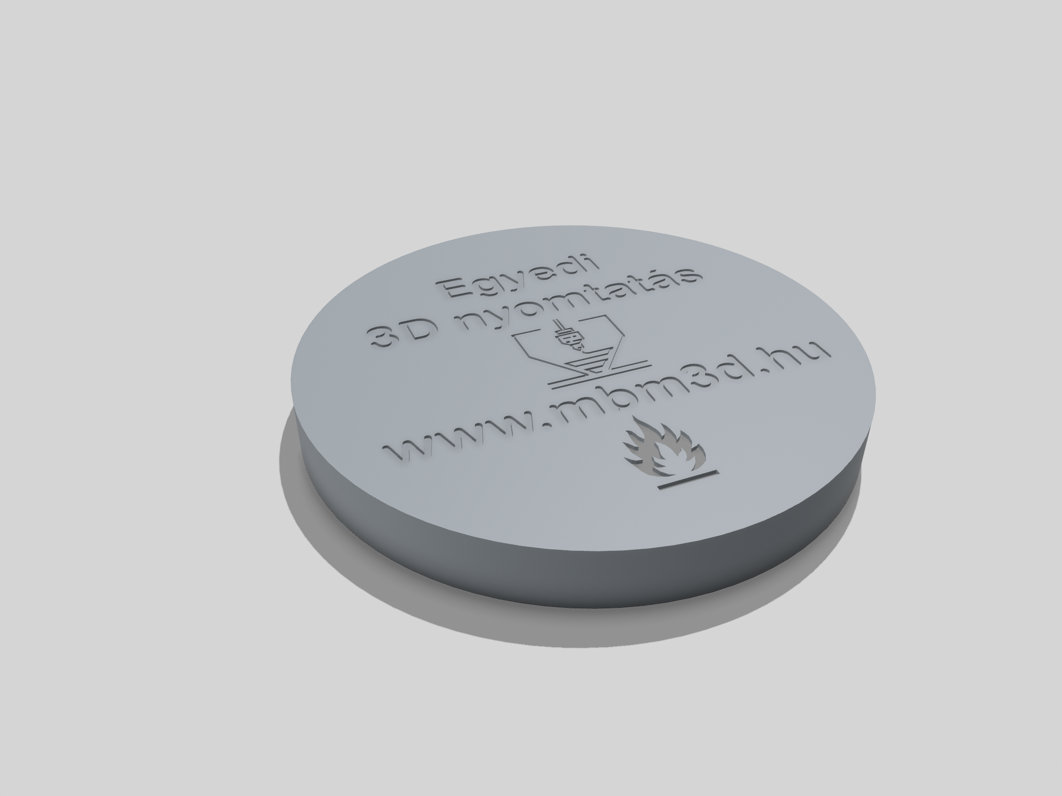 Gas cooker cap 3D model