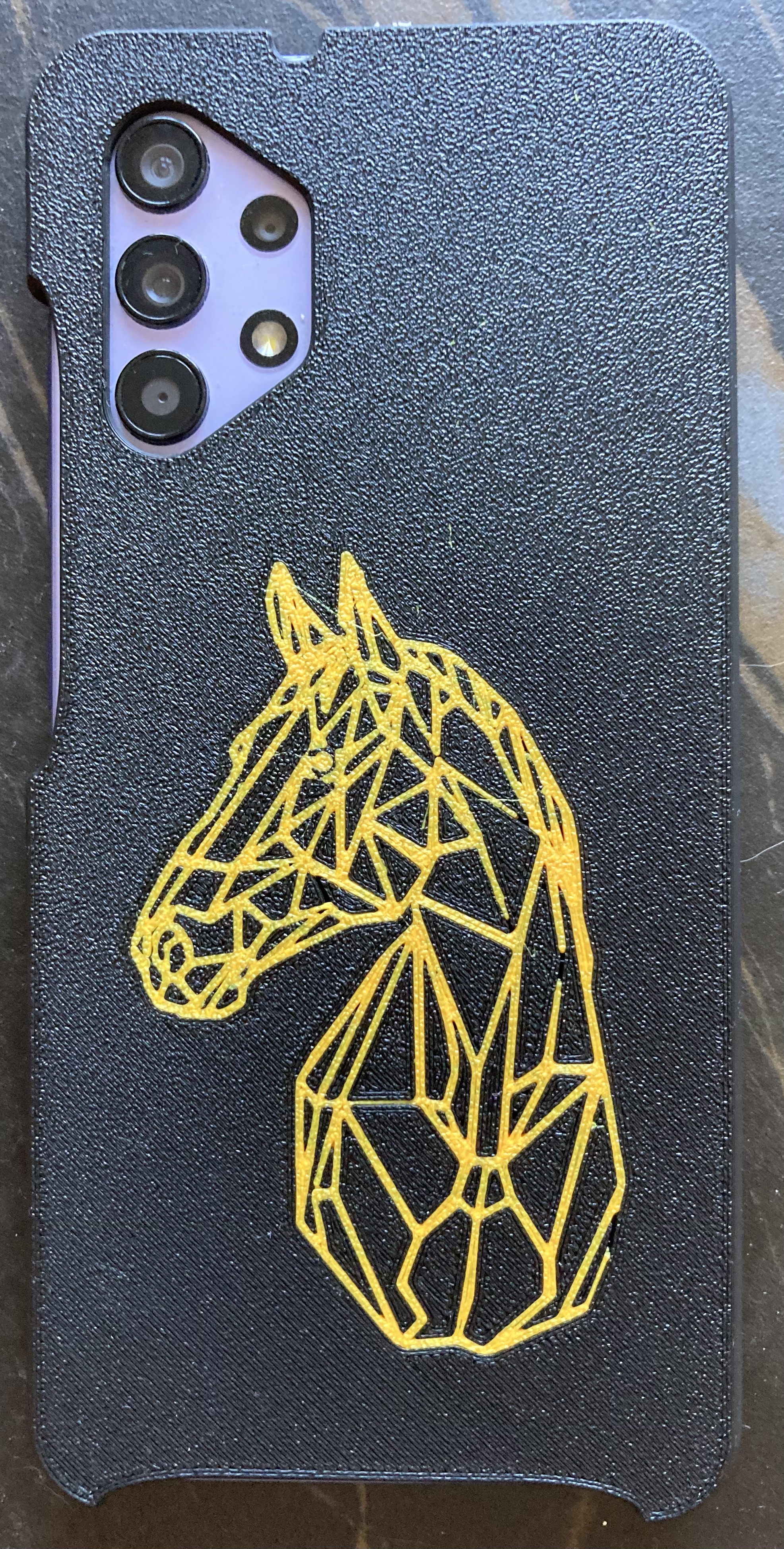 Rigid version with a geometrical horse head