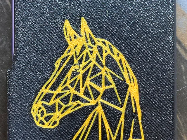 Rigid version with a geometrical horse head