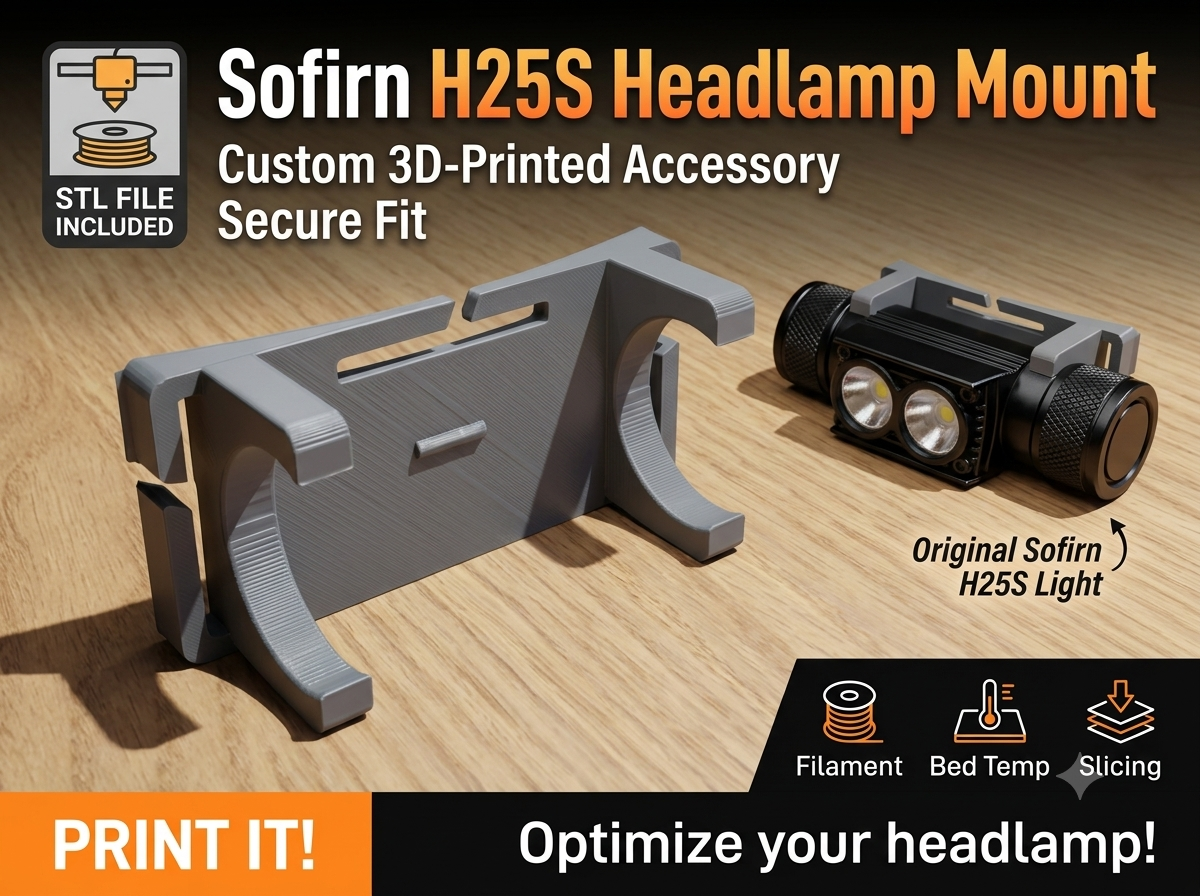 Sofirn H25S headlamp mount