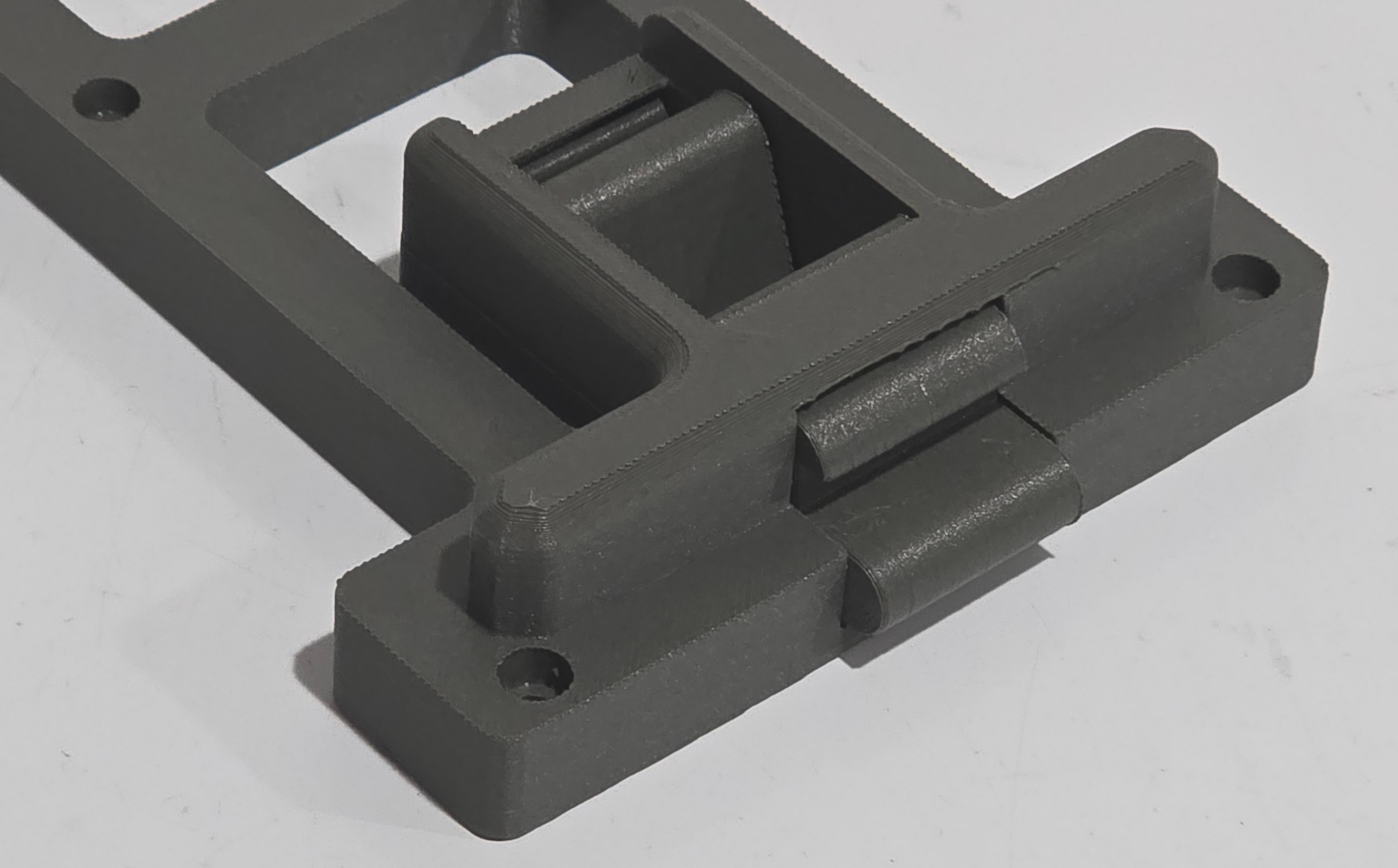 Fully 3D Printed  Rear Bike Rack Adapter Plate for MIK and MIK-HD