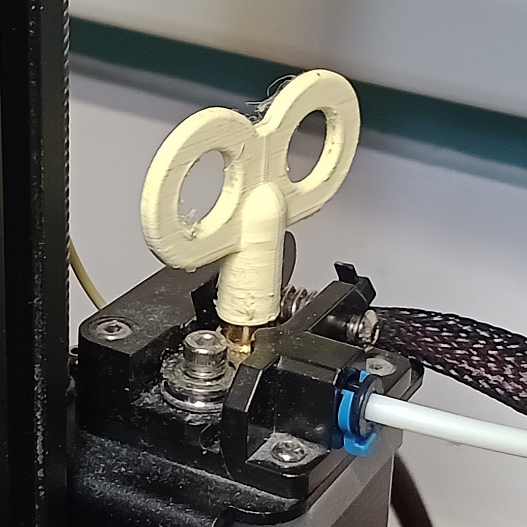 Wind Key Extruder rotation visualiser for Ender 3