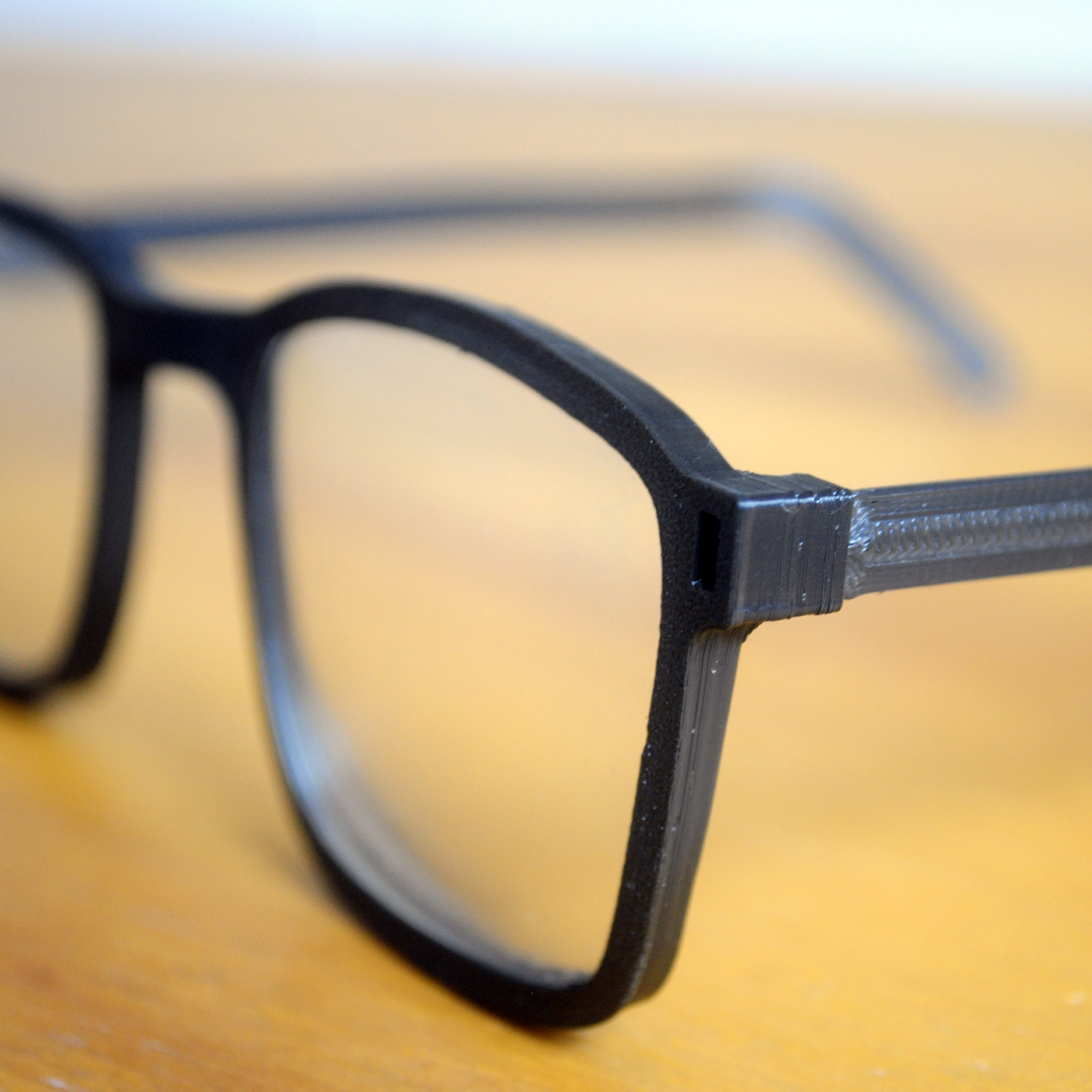 Glasses frames with detachable arms