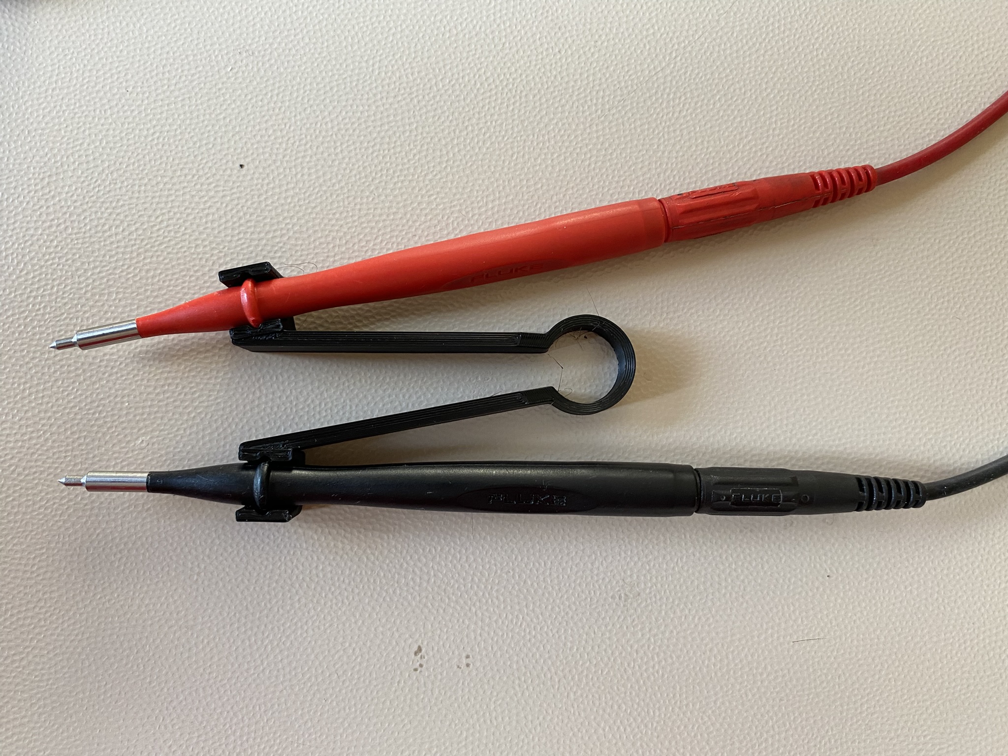 Multimeter FLUKE 87 III - probe tweezer 3D model thumbnail