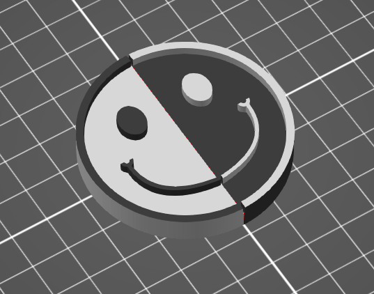 Miniatura 3 do modelo 3D Multi material happiness testing model(3mf,stl)