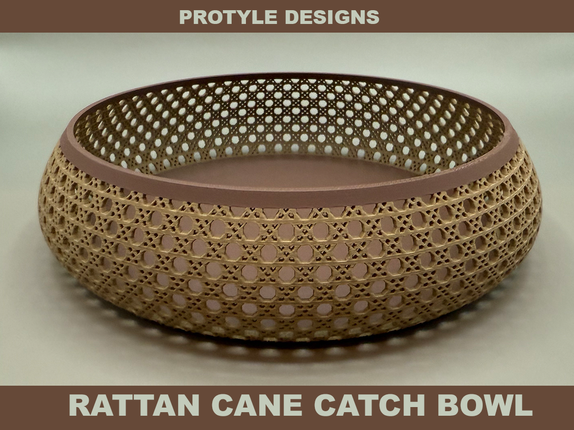Catch Bowl | Rattan Cane Webbing
