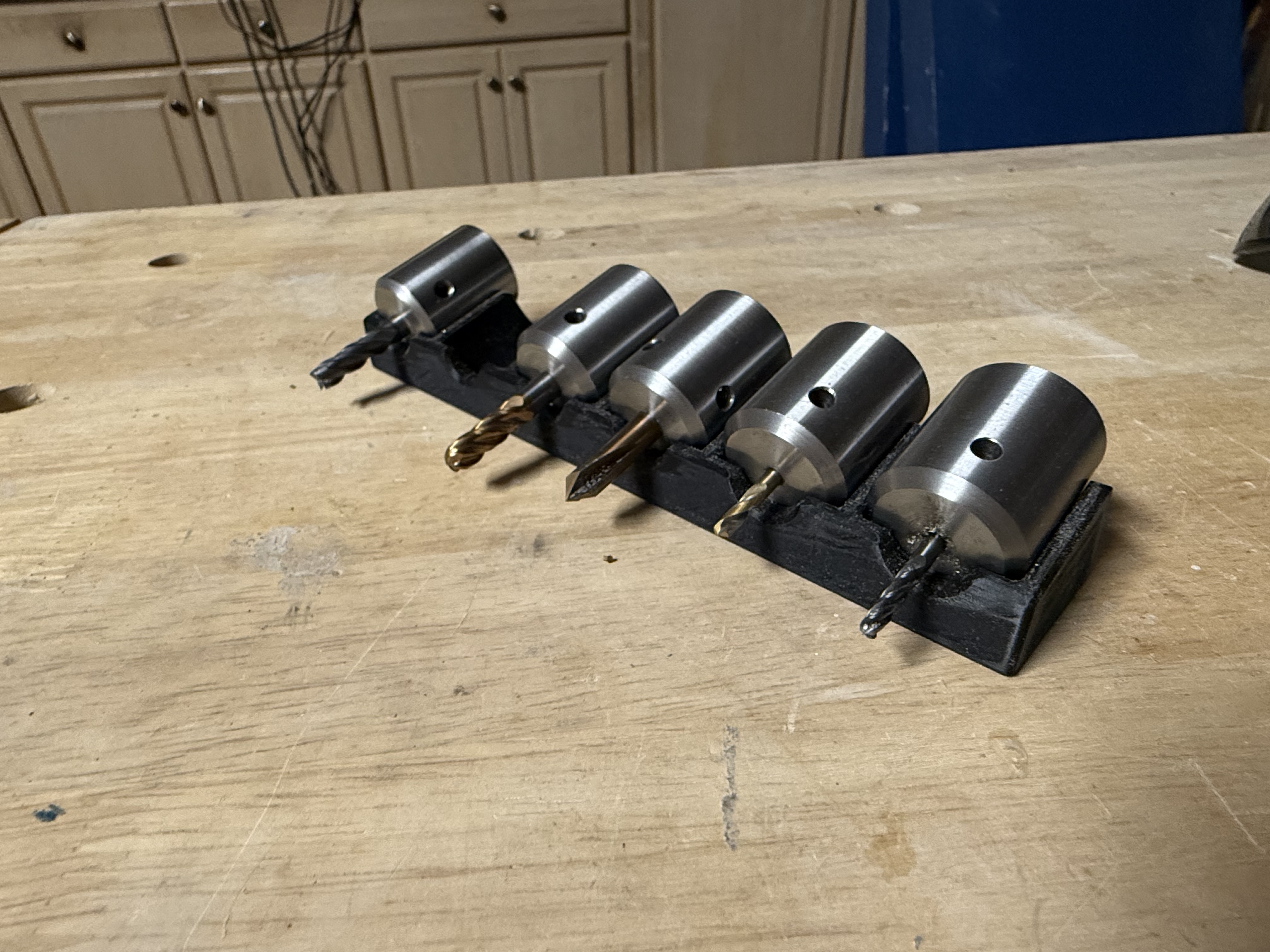 Sherline Endmill Holder storage rack
