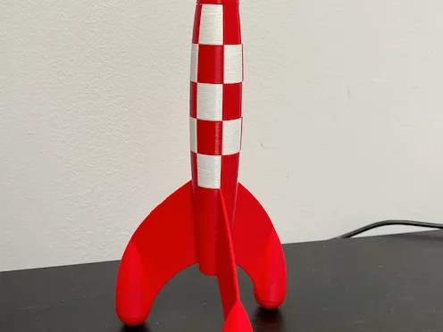 Accurate Tintin Rocket [Single Color Friendly]