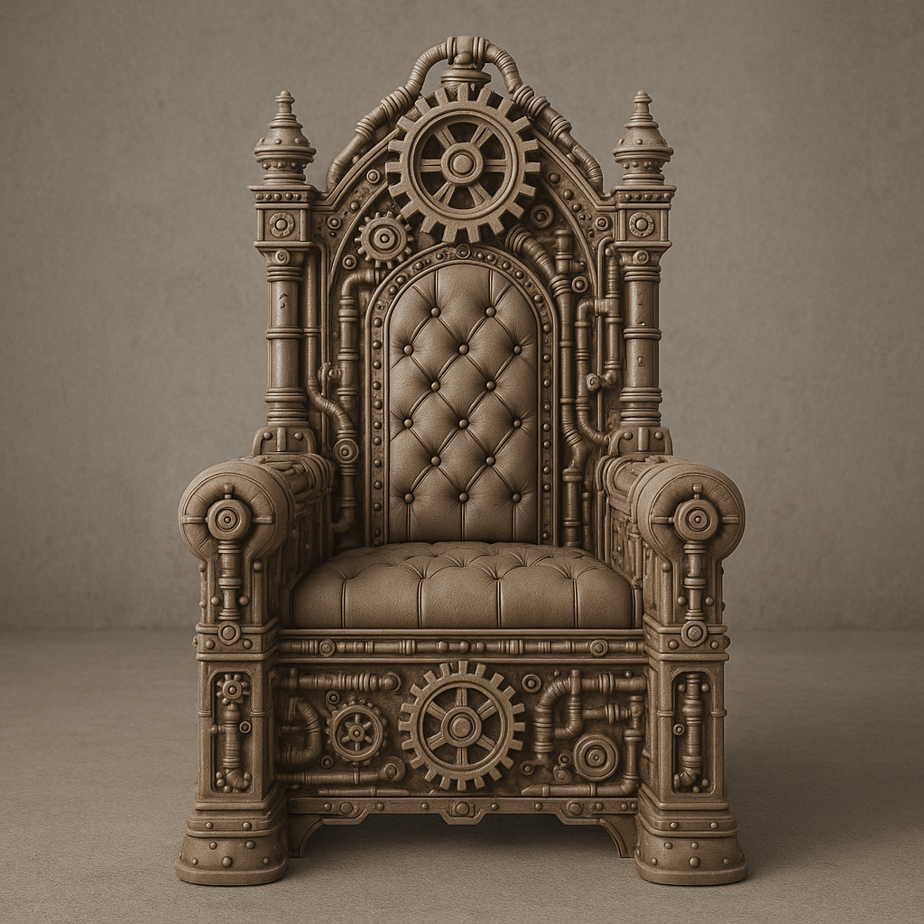 Steampunk Throne Chair