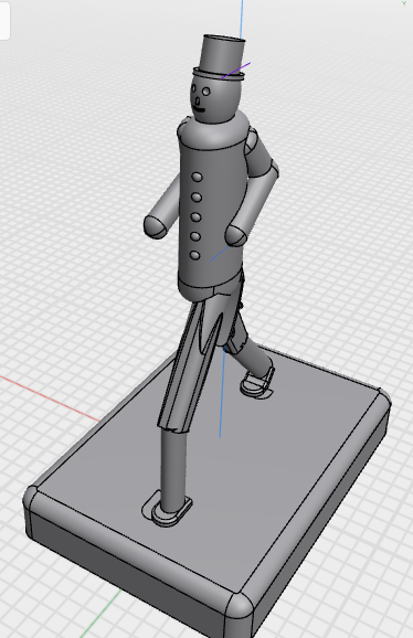 Midnight  Party boardgame gentleman figure replacement