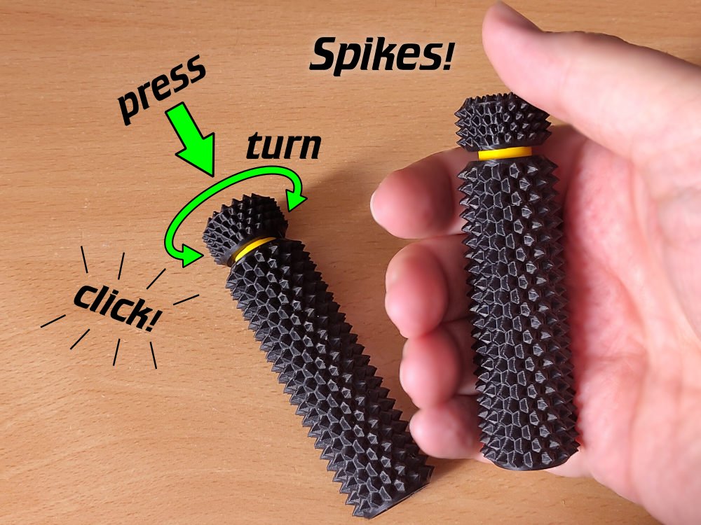 spiky clicky stim toy v2