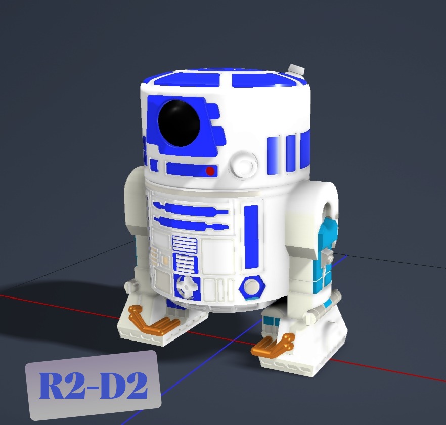 R2-D2 : FunkoPOP [two legged version]