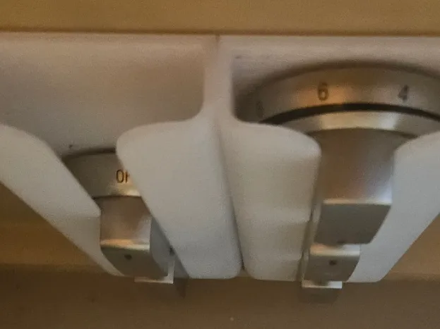Stove Knob Under Cabinet Rack