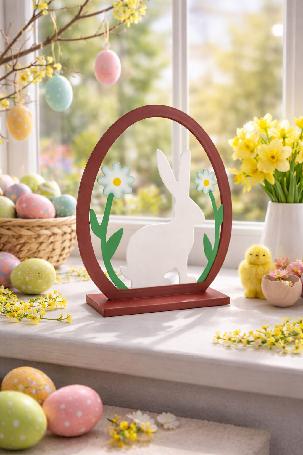Easter bunny home decoration