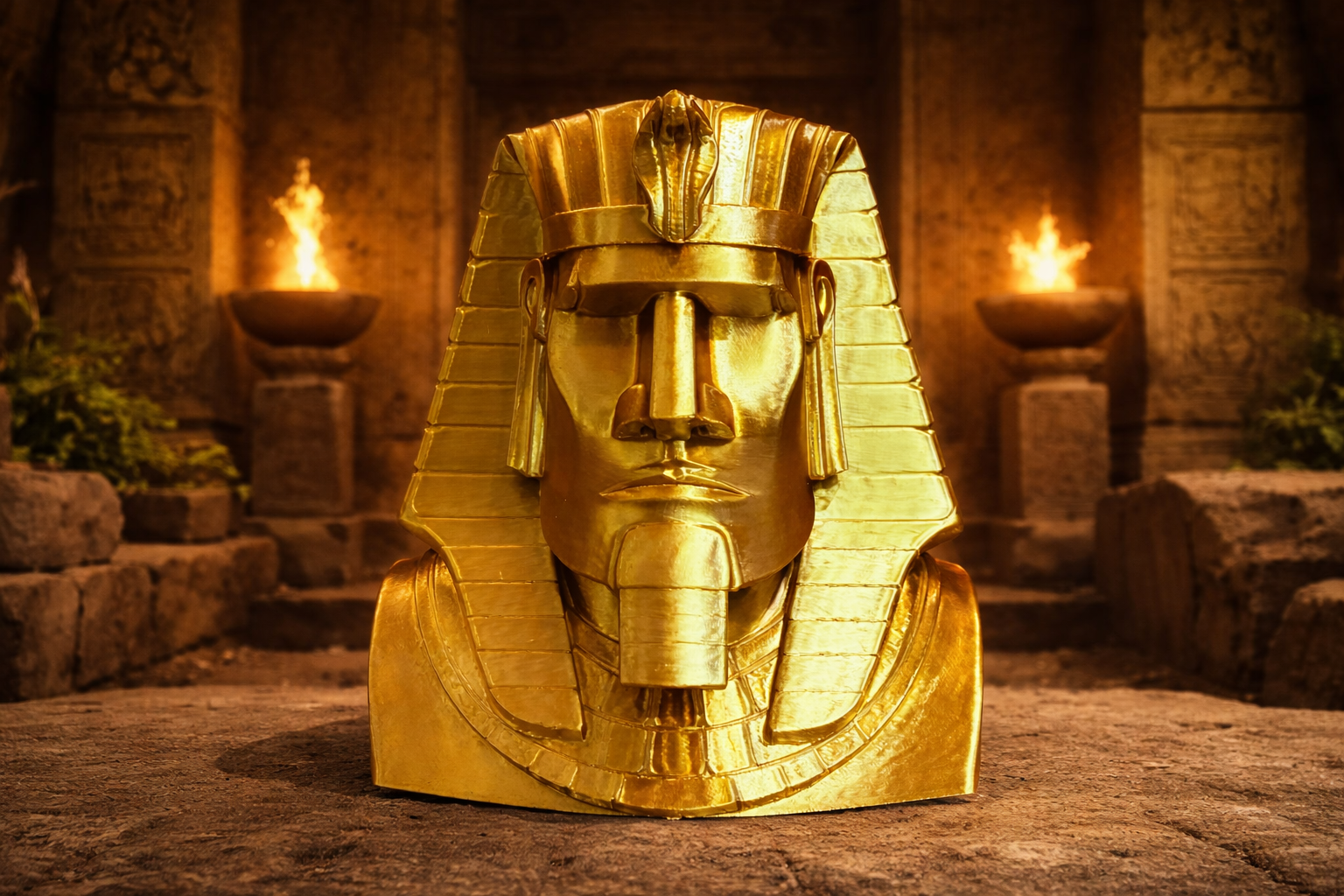 Pharaoh of Stone — Moai Khéops 3D model by Julien Mairy