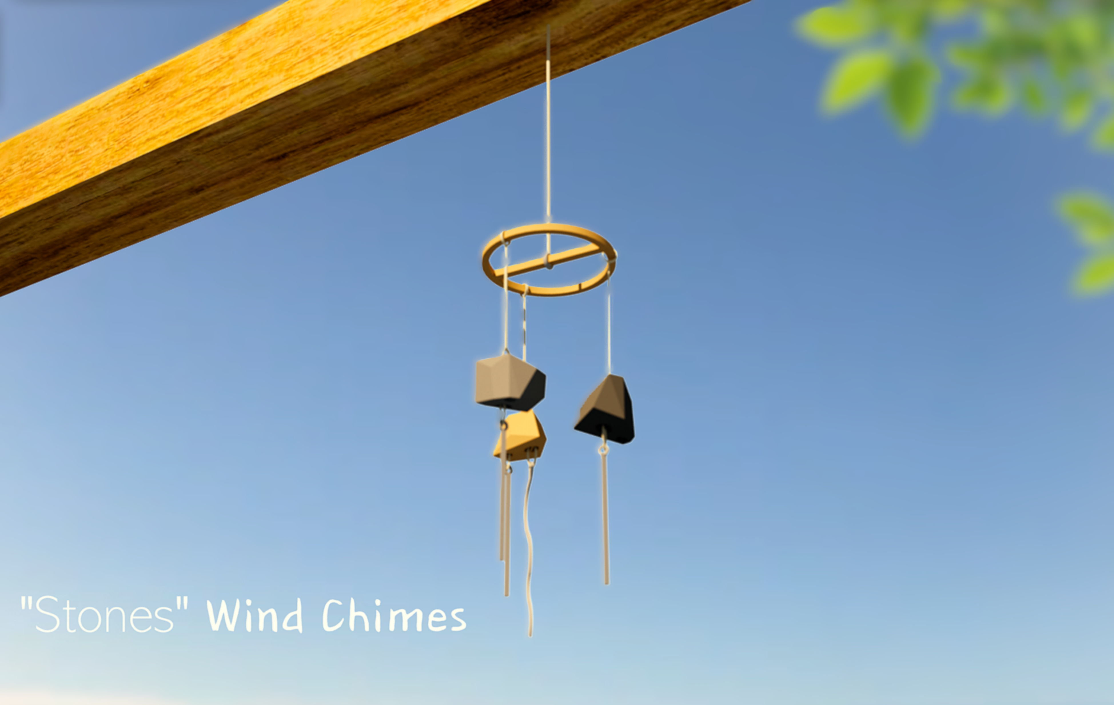 "Stone" Wind chimes