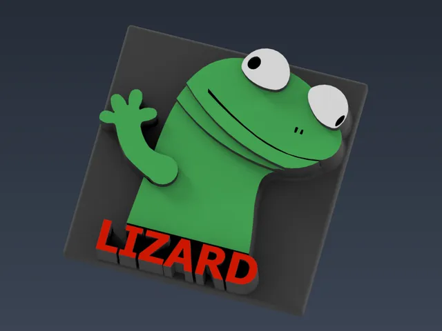 TOM the Lizard – Sensory Play Stamper for Playdough & Sand