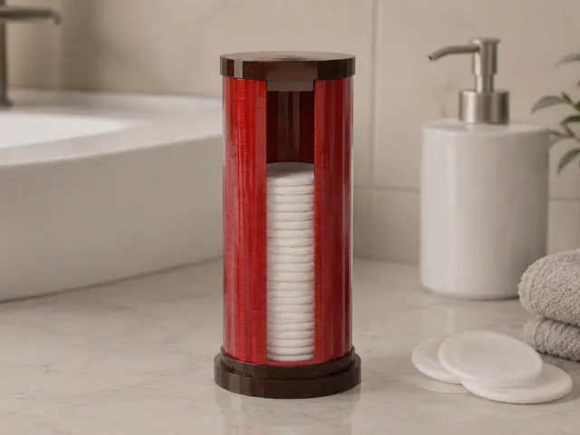 Modern Cotton Pad Organizer