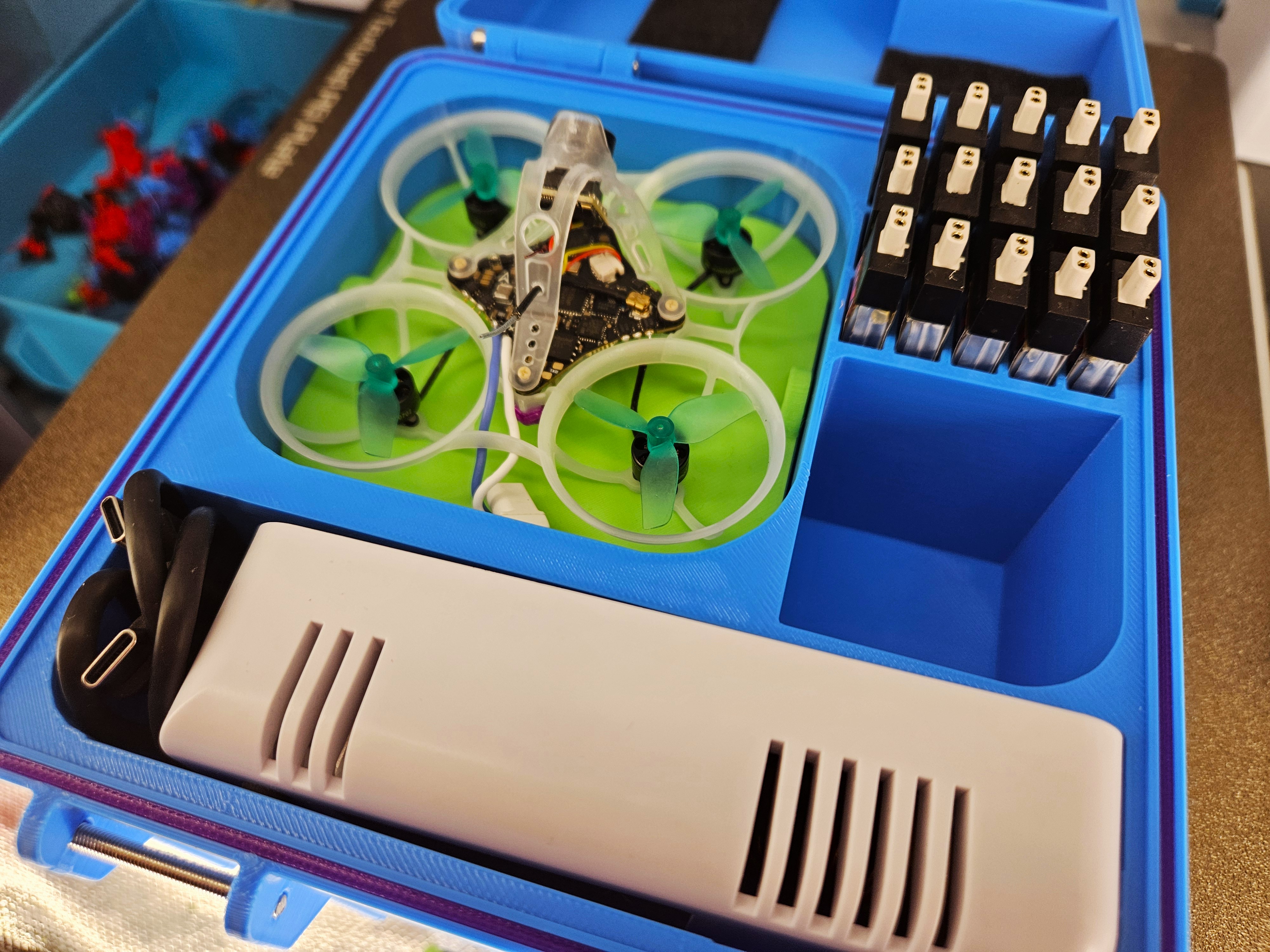 Tiny Whoop and Vifly WhoopStor v3 storage case