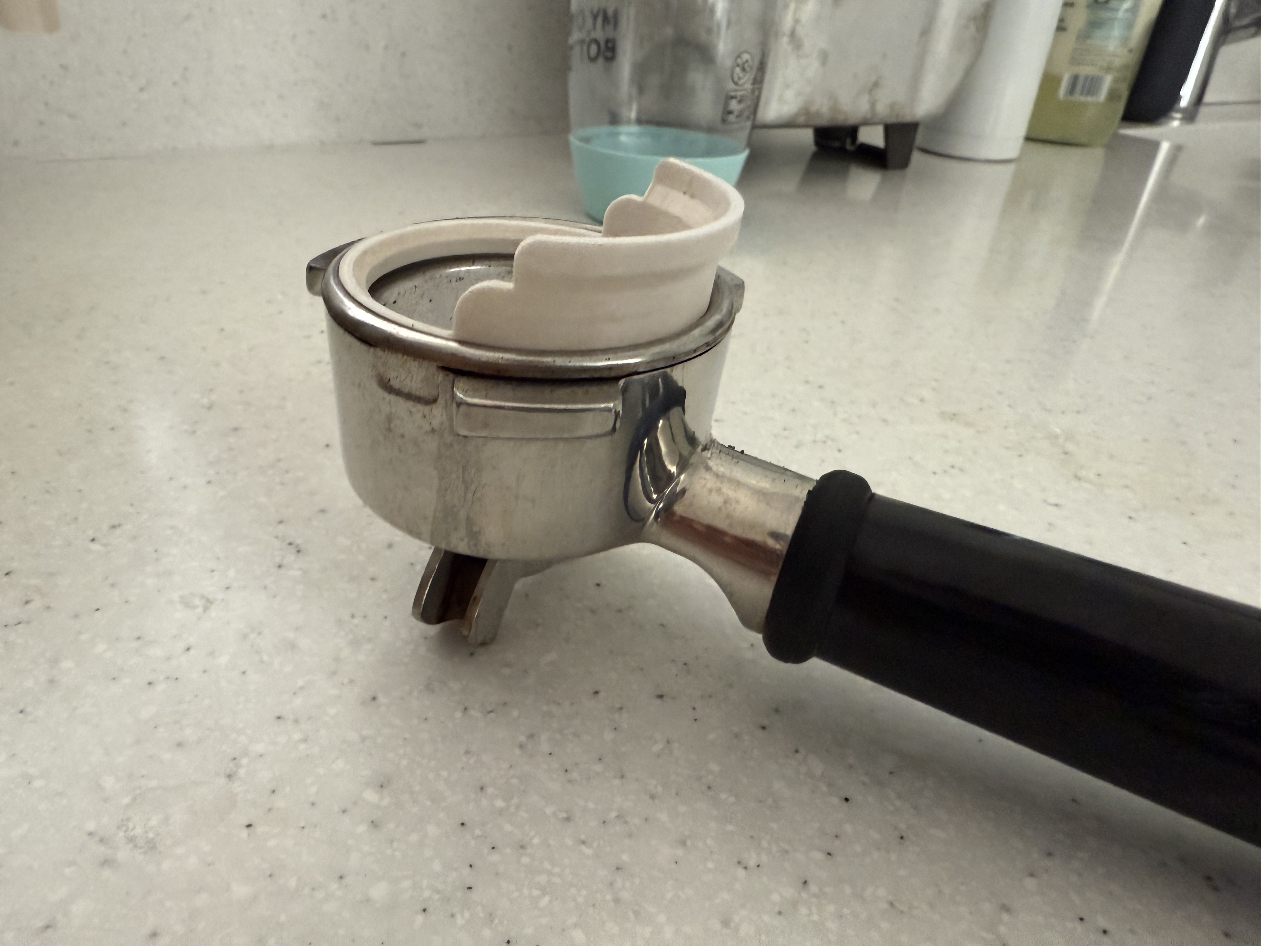 Portafilter extension (58mm) - no more spilling coffee