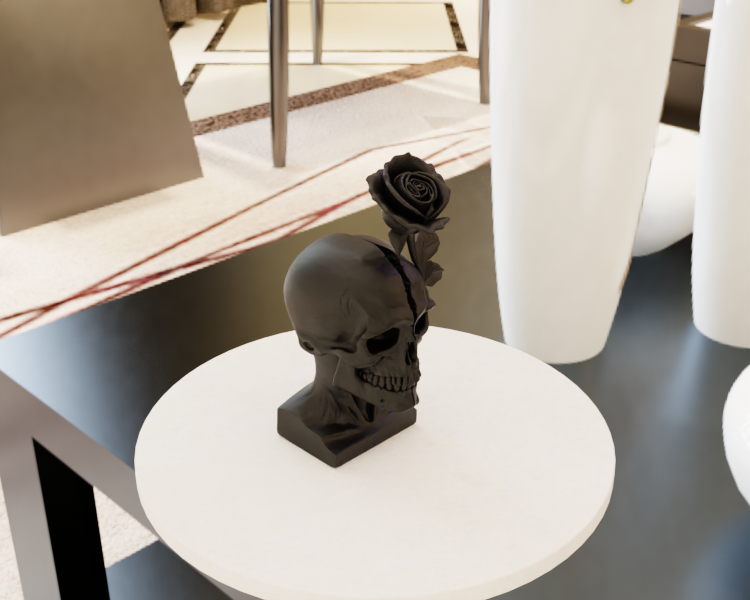 Cracked Rose Skull — miniatura 5