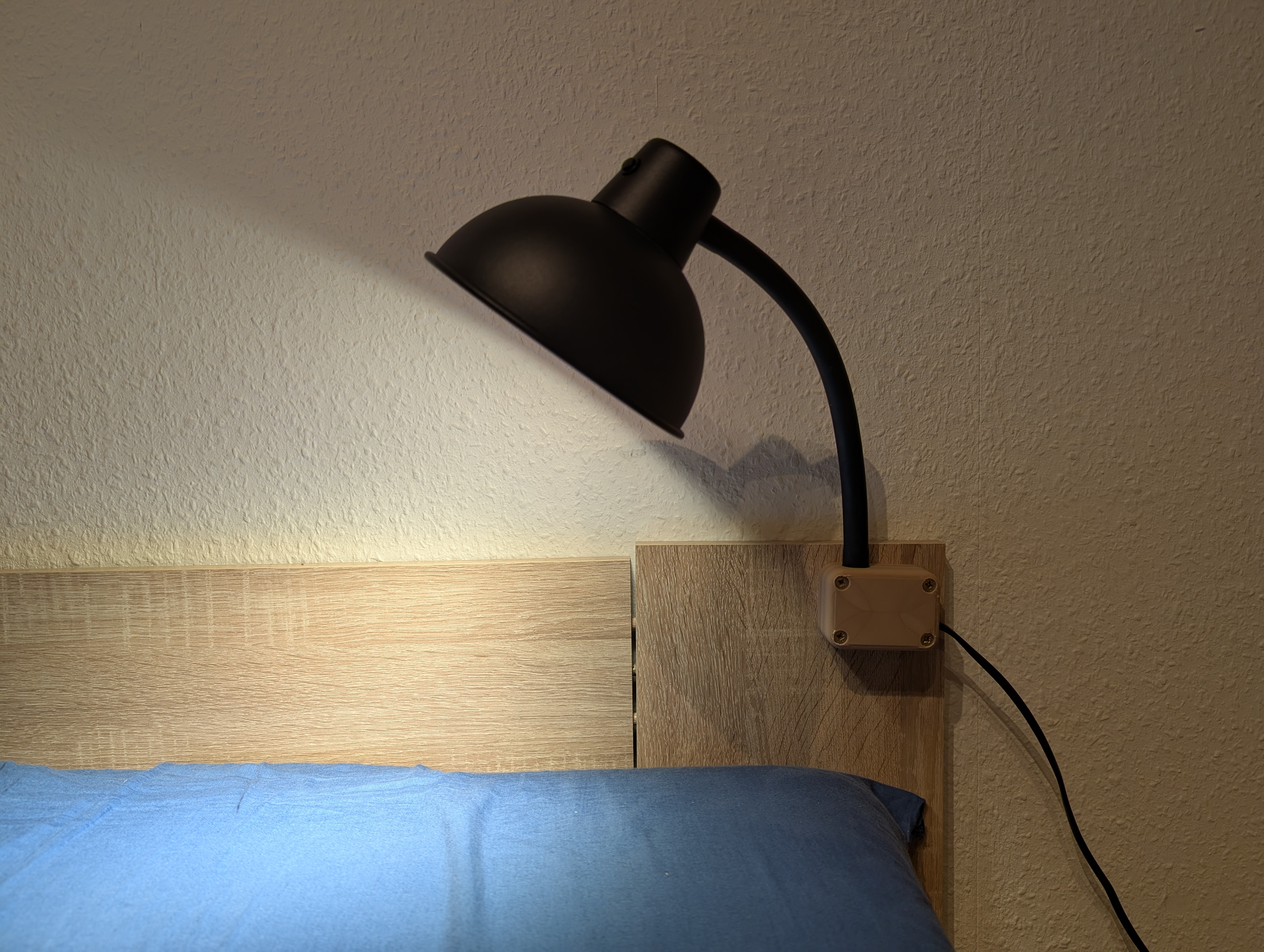 Ikea Skurup Lamp Wall / Bed Mount
