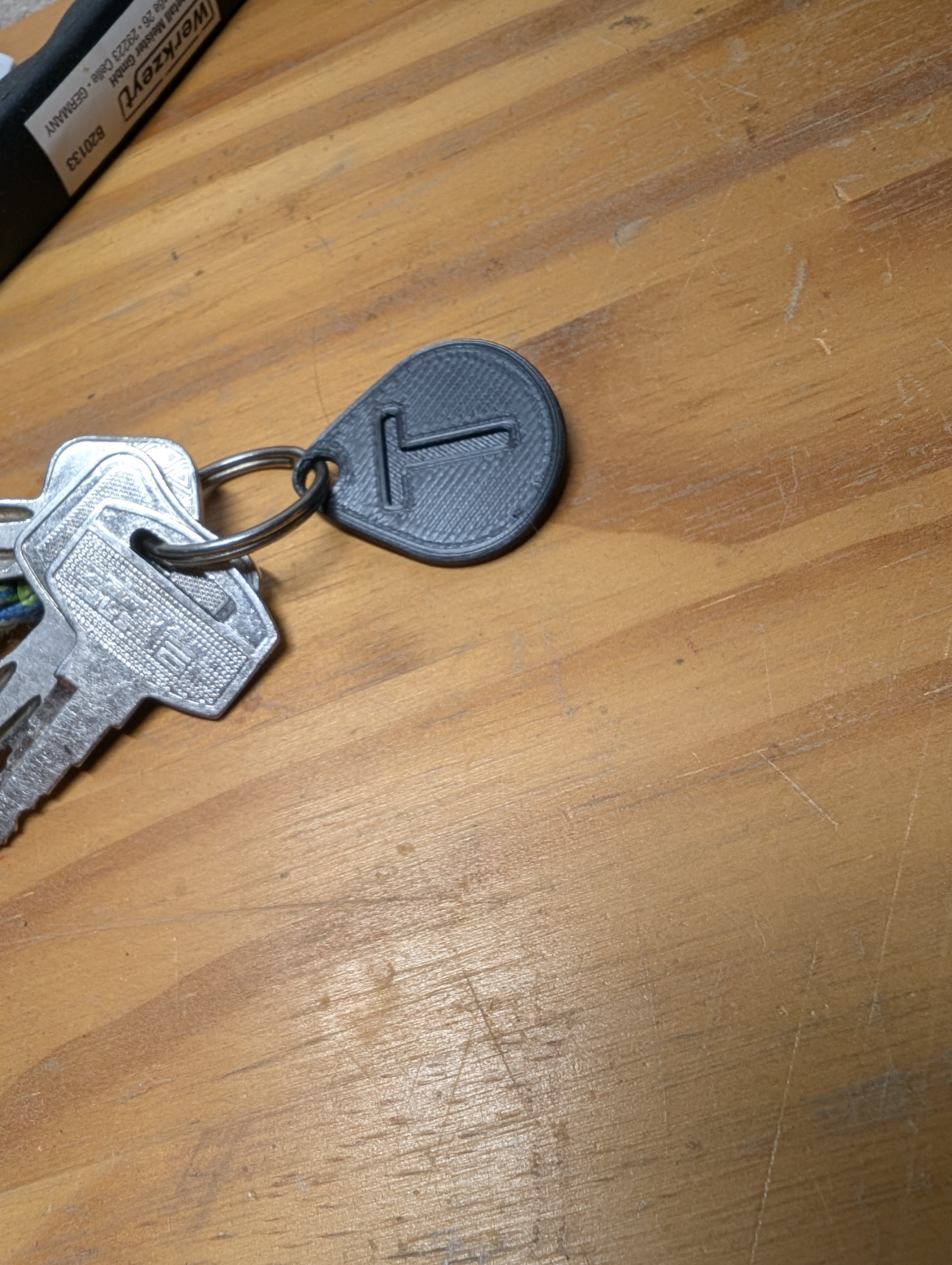 Schlüsselanhänger mit allen Buchstabe von A-Z/Keychain with all letter