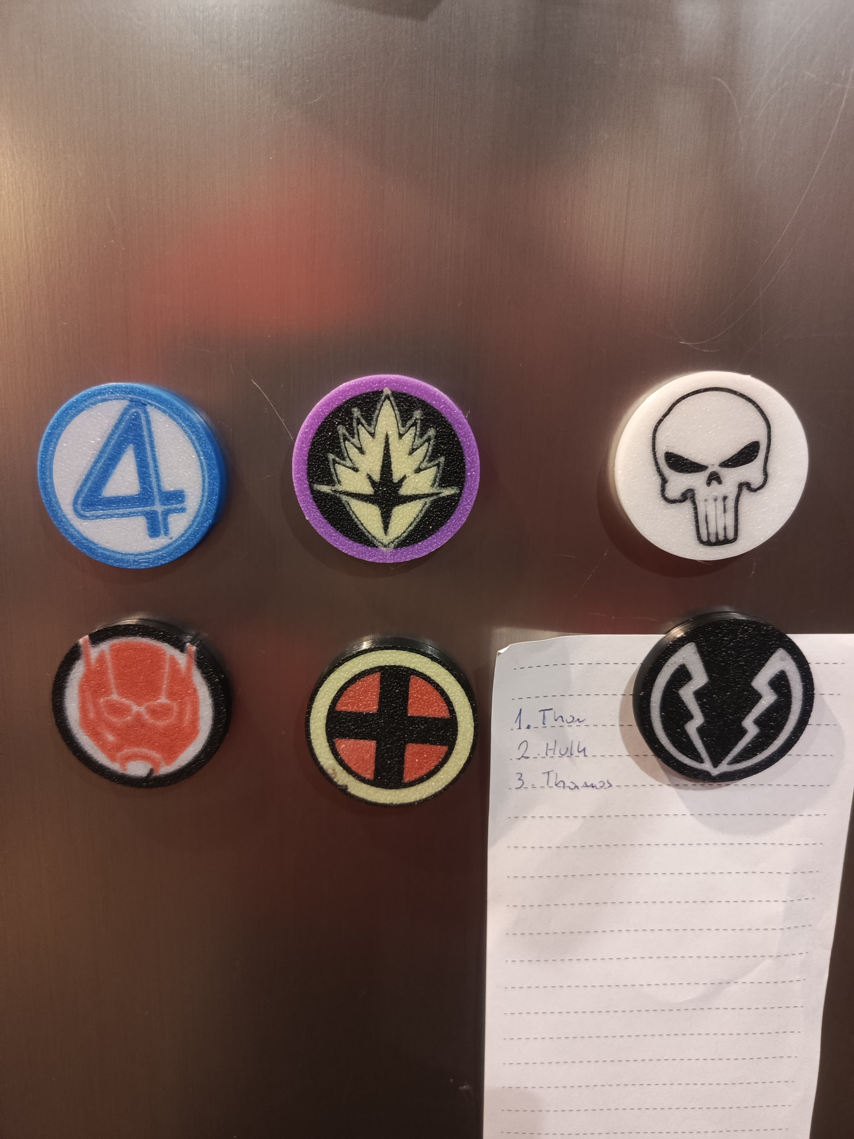 Marvel Cosmic Legends Magnets set