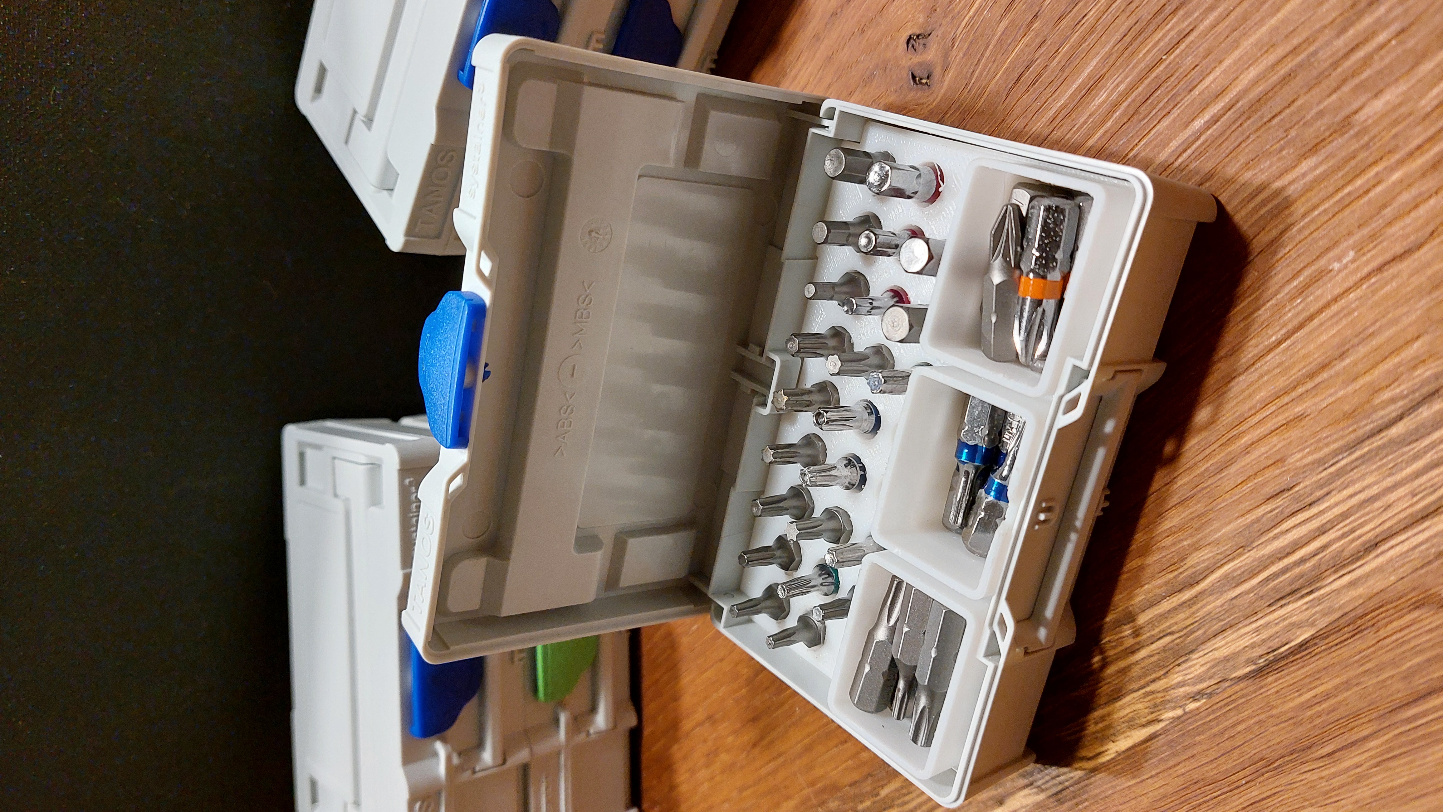 Micro Systainer spare bit insert 3D model by Gilbi