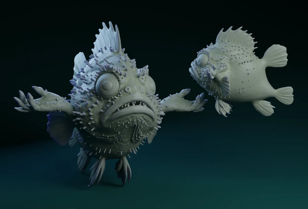 Shrug Fish : Agnostic Fish by Peter Farell | Download free STL