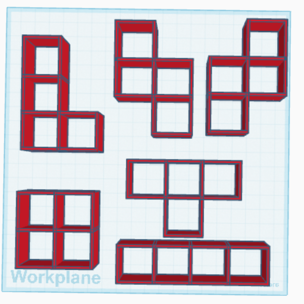 Tetris cookie cutter