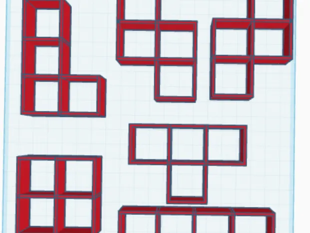 Tetris cookie cutter