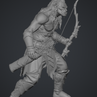 Orc Ranger by AdventVR | Download STL model | Printables.com