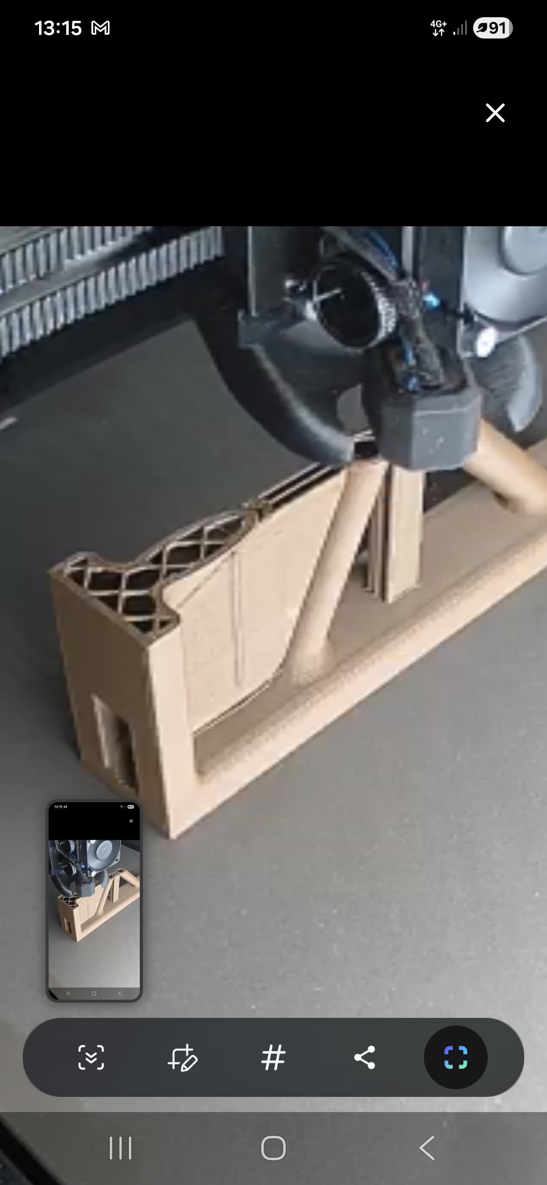 Miniatura 3 do modelo 3D Corner brace shelf bracket