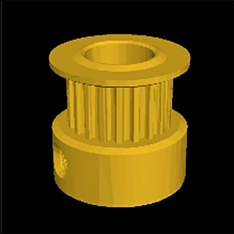 GT2 - 20T Pulley with M3 threads