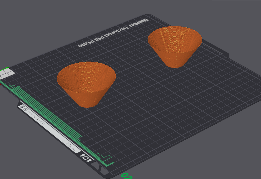 Motorcycle Training Cones - Vase Mode