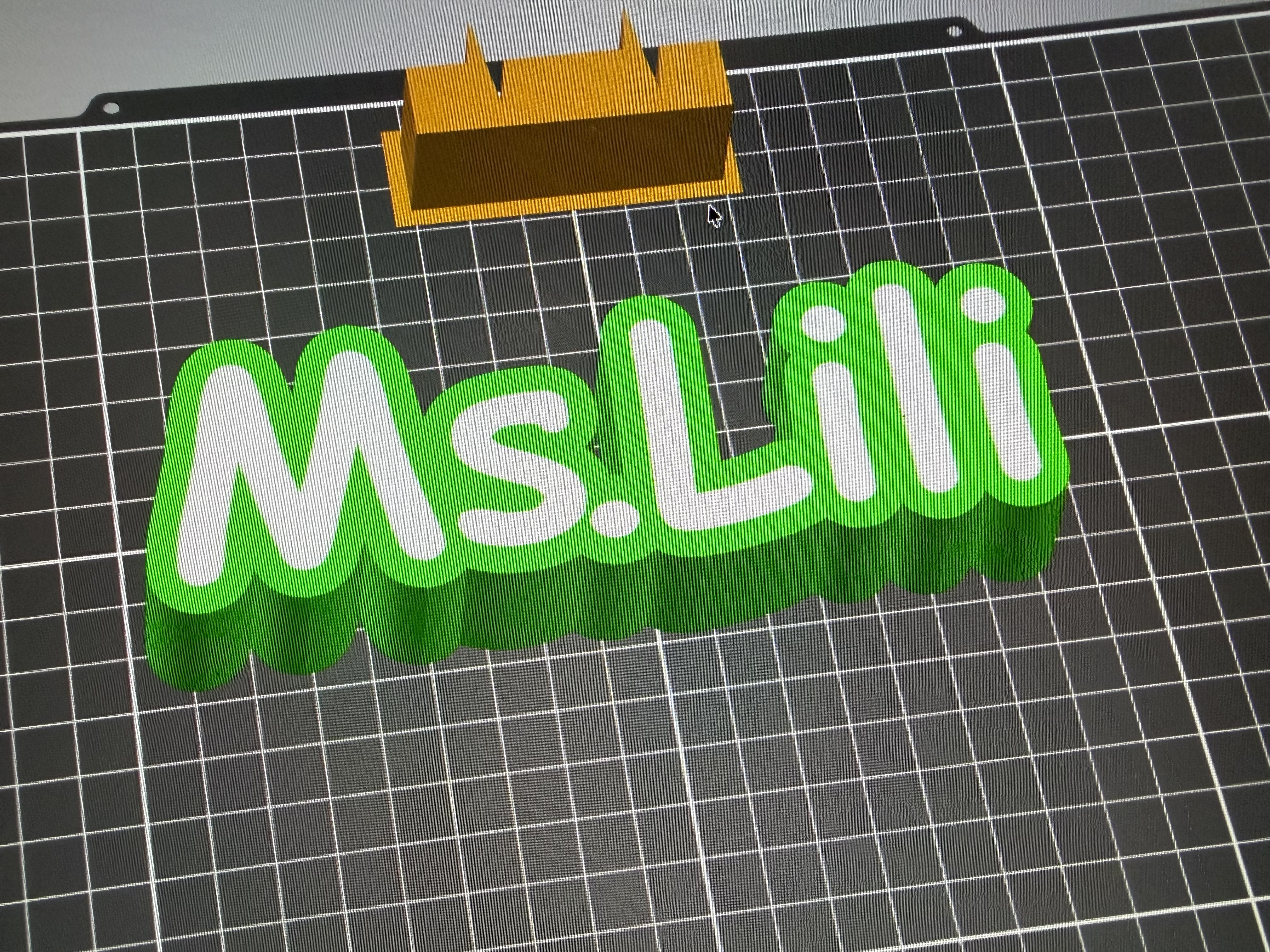 Nameplate Ms. Lili